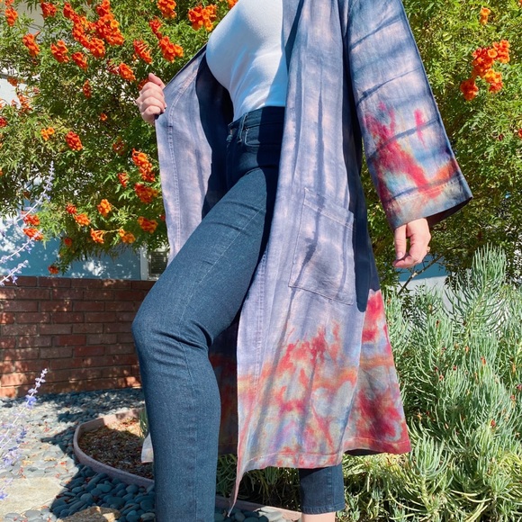 The Indigo Volley Kimono - Picture 1 of 5